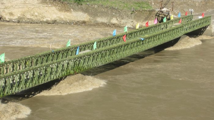 Steel bridge for australian standard bailey bridge
