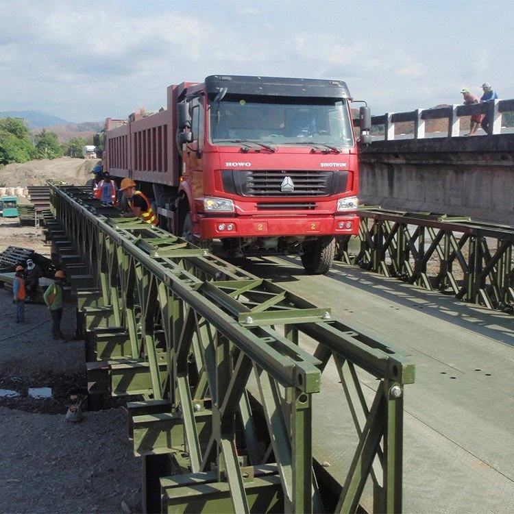 Philippines Type 321 30-meter Double-Row Single-Layer Reinforced Bailey Steel Bridge best